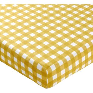 Becquet Drap housse VICHY - Jaune maïs 140 x 190 cm unisex - Publicité Becquet Drap housse VICHY - Jaune maïs 140 x 190 cm unisex - Publicité