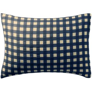 Becquet Taie d'oreiller en gaze de coton VICHY bleu 63 x 63 cm unisex - Publicité Becquet Taie d'oreiller en gaze de coton VICHY bleu 63 x 63 cm unisex - Publicité