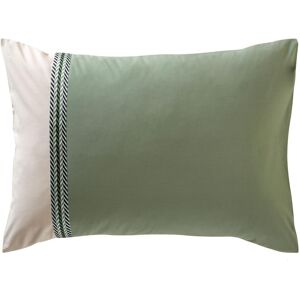 Becquet Taie d'oreiller bicolore en coton DR. VICTOR vert kaki 63 x 63 cm unisex - Publicité Becquet Taie d'oreiller bicolore en coton DR. VICTOR vert kaki 63 x 63 cm unisex - Publicité