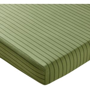 Becquet Drap housse coton BAXLEY - vert kaki 160 x 200 cm unisex - Publicité Becquet Drap housse coton BAXLEY - vert kaki 160 x 200 cm unisex - Publicité