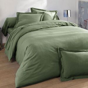 Becquet Housse de couette FLANELLE UNI vert kaki 260 x 240 cm unisex - Publicité Becquet Housse de couette FLANELLE UNI vert kaki 260 x 240 cm unisex - Publicité