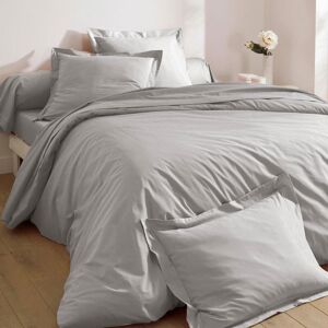 Becquet Taie d'oreiller Uni en percale de coton gris brume 50 x 70 cm unisex - Publicité Becquet Taie d'oreiller Uni en percale de coton gris brume 50 x 70 cm unisex - Publicité