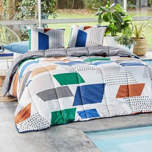 Becquet Housse de couette chaude bleu en polyester GEO BLEU 200 x 200 cm unisex - Publicité Becquet Housse de couette chaude bleu en polyester GEO BLEU 200 x 200 cm unisex - Publicité