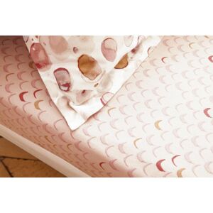 Becquet Drap-housse PASTILLES - rose 90 x 190 cm unisex - Publicité Becquet Drap-housse PASTILLES - rose 90 x 190 cm unisex - Publicité