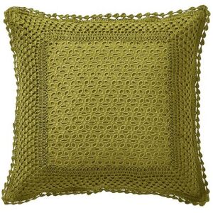 Becquet Housse d'oreiller SANDRA en coton vert kaki 63 x 63 cm unisex - Publicité Becquet Housse d'oreiller SANDRA en coton vert kaki 63 x 63 cm unisex - Publicité