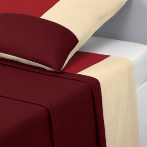 3S. x Collection (Nos Imprimés) Drap plat en coton - TRIO - Terracotta 180 x 290 cm unisex - Publicité 3S. x Collection (Nos Imprimés) Drap plat en coton - TRIO - Terracotta 180 x 290 cm unisex - Publicité