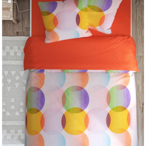 Becquet Drap-housse imprimé disques - Multicolore 90 x 190 cm unisex - Publicité Becquet Drap-housse imprimé disques - Multicolore 90 x 190 cm unisex - Publicité