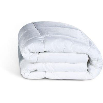 Bodycare Couette 220x240 cm - Percale de coton blanc - Publicité Bodycare Couette 220x240 cm - Percale de coton blanc - Publicité