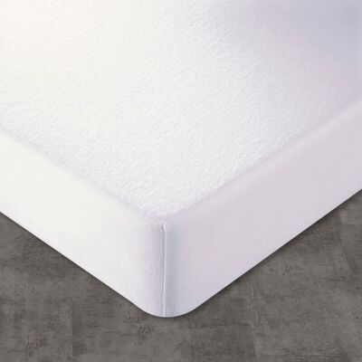 Becquet Protège-matelas molleton Irrétrex blanc grands bonnets 40 cm 180 x 200 x 40 cm unisex - Publicité Becquet Protège-matelas molleton Irrétrex blanc grands bonnets 40 cm 180 x 200 x 40 cm unisex - Publicité