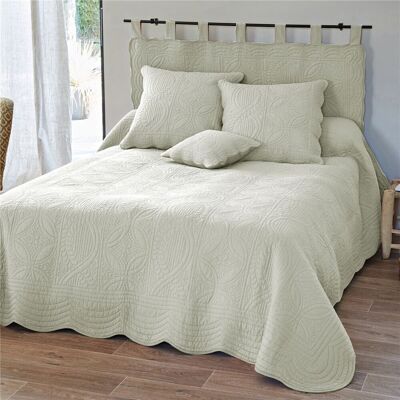 Becquet Boutis ou couvre lit uni en coton - écru 150 x 150 cm unisex - Publicité Becquet Boutis ou couvre lit uni en coton - écru 150 x 150 cm unisex - Publicité
