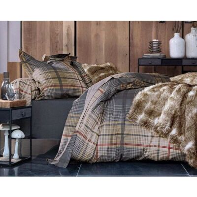 Becquet Drap-housse en coton gris anthracite - ROBIN 90 x 190 cm unisex - Publicité Becquet Drap-housse en coton gris anthracite - ROBIN 90 x 190 cm unisex - Publicité