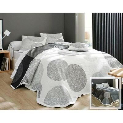Becquet Jeté de lit bulles tissé jacquard - Pois Gris Perle 130 x 170 cm unisex - Publicité Becquet Jeté de lit bulles tissé jacquard - Pois Gris Perle 130 x 170 cm unisex - Publicité