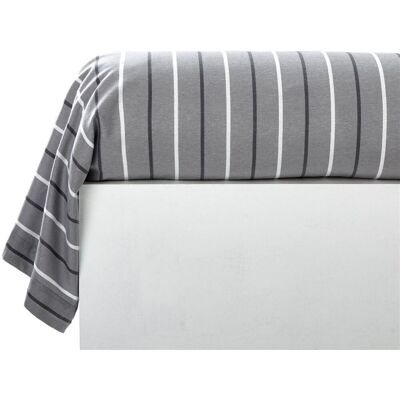 Becquet Taie de traversin en flanelle gris foncé - CARREAUX 43 x 185 cm unisex - Publicité Becquet Taie de traversin en flanelle gris foncé - CARREAUX 43 x 185 cm unisex - Publicité