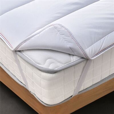 Becquet Surmatelas à mémoire de forme Qualigel LI.SURMATELAS confort enveloppant - blanc 160 x 200 cm unisex - Publicité Becquet Surmatelas à mémoire de forme Qualigel LI.SURMATELAS confort enveloppant - blanc 160 x 200 cm unisex - Publicité