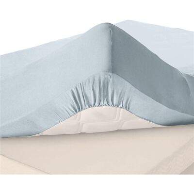Becquet Drap-housse uni en jersey super grands bonnets 40 cm Gris perle 140 x 200 cm unisex - Publicité Becquet Drap-housse uni en jersey super grands bonnets 40 cm Gris perle 140 x 200 cm unisex - Publicité