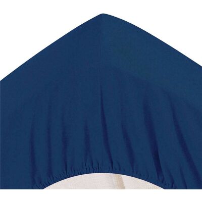 Becquet Drap-housse jersey coton grands bonnets 30 cm Lauréat - bleu 160 x 200 cm unisex - Publicité Becquet Drap-housse jersey coton grands bonnets 30 cm Lauréat - bleu 160 x 200 cm unisex - Publicité