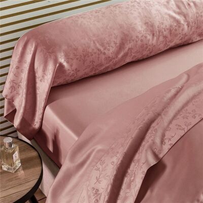 Becquet Drap plat satin de coton SUZANNA - rose poudré 270 x 300 cm unisex - Publicité Becquet Drap plat satin de coton SUZANNA - rose poudré 270 x 300 cm unisex - Publicité