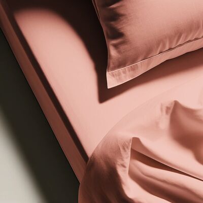 3S. x Tertio Drap plat Coton - Rose - Blush 180 x 290 cm unisex - Publicité 3S. x Tertio Drap plat Coton - Rose - Blush 180 x 290 cm unisex - Publicité