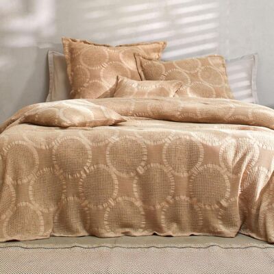 Becquet Jeté de lit BENJAMINE - beige 250 x 250 cm unisex - Publicité Becquet Jeté de lit BENJAMINE - beige 250 x 250 cm unisex - Publicité