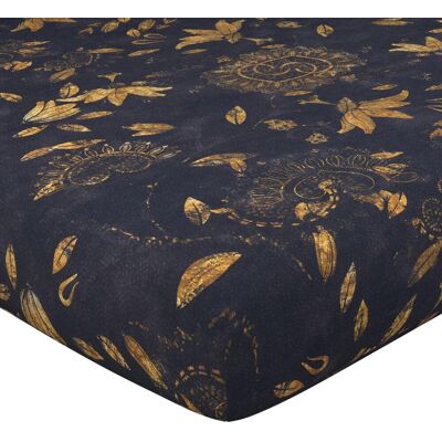 Becquet Drap housse coton multicolore fleuri JARDIN EXTRA 140 x 190 cm unisex - Publicité Becquet Drap housse coton multicolore fleuri JARDIN EXTRA 140 x 190 cm unisex - Publicité