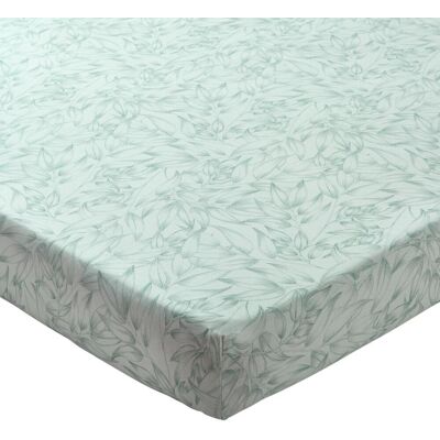 Becquet Drap housse en coton LEANE - vert 160 x 200 cm unisex - Publicité Becquet Drap housse en coton LEANE - vert 160 x 200 cm unisex - Publicité