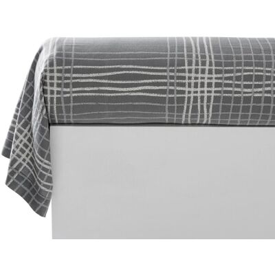 Becquet Taie de traversin en flanelle gris - NOA 43 x 185 cm unisex - Publicité Becquet Taie de traversin en flanelle gris - NOA 43 x 185 cm unisex - Publicité