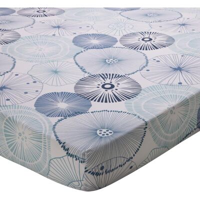 Becquet Drap-housse en coton blanc cassé - SEA SHELLS 90 x 190 cm unisex - Publicité Becquet Drap-housse en coton blanc cassé - SEA SHELLS 90 x 190 cm unisex - Publicité