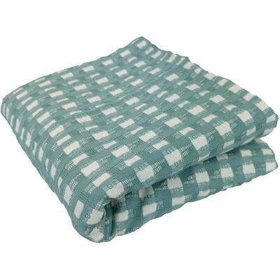 Becquet Jeté de canapé coton tissé jacquard - Bleu aqua - MORGANS 270 x 245 cm unisex - Publicité Becquet Jeté de canapé coton tissé jacquard - Bleu aqua - MORGANS 270 x 245 cm unisex - Publicité