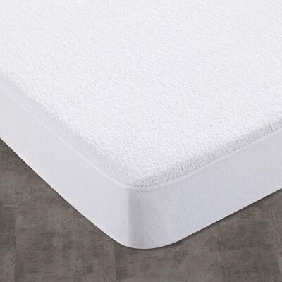 Becquet Protège-matelas bouclette PRONEEM antiacariens blanc 180 x 220 cm unisex - Publicité Becquet Protège-matelas bouclette PRONEEM antiacariens blanc 180 x 220 cm unisex - Publicité