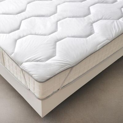 Becquet Surmatelas Confort blanc 160 x 200 cm unisex - Publicité Becquet Surmatelas Confort blanc 160 x 200 cm unisex - Publicité