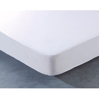 Becquet Protège-matelas molleton extensible grands bonnets 100 x 190 cm unisex - Publicité Becquet Protège-matelas molleton extensible grands bonnets 100 x 190 cm unisex - Publicité