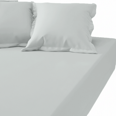 3S. x Tertio Drap-housse grand bonnet coton - Ver - Céladon 180 x 200 cm unisex - Publicité 3S. x Tertio Drap-housse grand bonnet coton - Ver - Céladon 180 x 200 cm unisex - Publicité