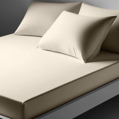3S. x Tertio Drap-housse coton - Gris - Galet 60 x 120 cm unisex - Publicité 3S. x Tertio Drap-housse coton - Gris - Galet 60 x 120 cm unisex - Publicité