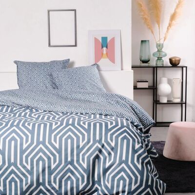 Today Housse de couette Coton 57fils SUNSHINE 13.57 - bleu 240x220cm unisex - Publicité Today Housse de couette Coton 57fils SUNSHINE 13.57 - bleu 240x220cm unisex - Publicité