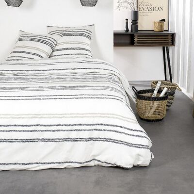 Today Parure de lit 2 personnes Coton 57 Fils Faustine 240 x 220 cm unisex - Publicité Today Parure de lit 2 personnes Coton 57 Fils Faustine 240 x 220 cm unisex - Publicité
