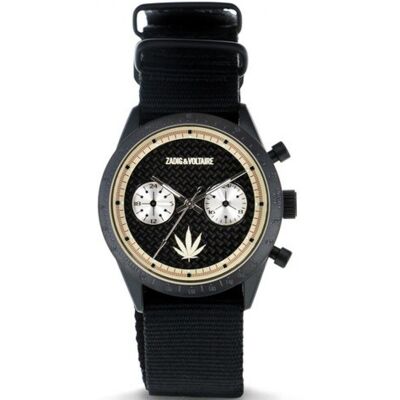 Montre Dateur Chronographe FemmeZVM125 - Zadig & Voltaire female - Publicité Montre Dateur Chronographe FemmeZVM125 - Zadig & Voltaire female - Publicité