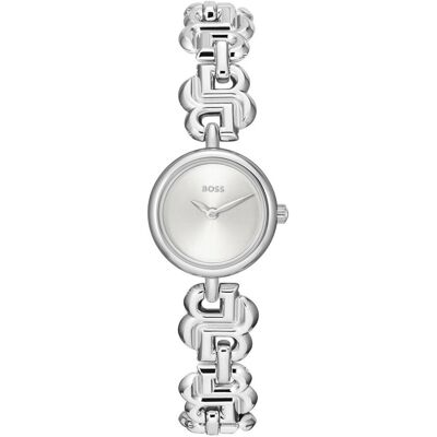 Montre Femme Boss Double B Dressy - 1502793 Bracelet Acier Argent female - Publicité Montre Femme Boss Double B Dressy - 1502793 Bracelet Acier Argent female - Publicité