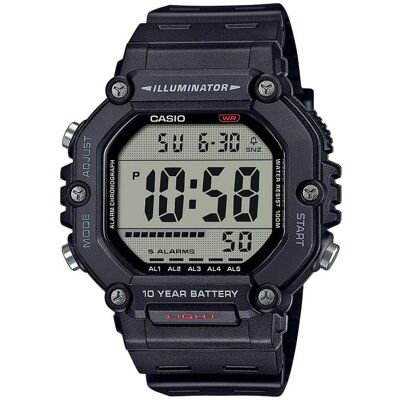 Montre Casio Casio Timeless Collection Men - AE-1600H-1AVEF Bracelet Résine male - Publicité Montre Casio Casio Timeless Collection Men - AE-1600H-1AVEF Bracelet Résine male - Publicité