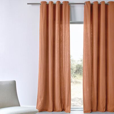 Becquet Rideau oeillets GAZE DE COTON - rose des sables 140 x 180 cm unisex - Publicité Becquet Rideau oeillets GAZE DE COTON - rose des sables 140 x 180 cm unisex - Publicité