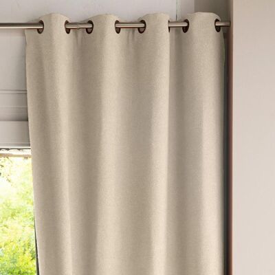 Becquet Rideau occultant L140xH180 blanc ivoire 140 x 250 cm unisex - Publicité Becquet Rideau occultant L140xH180 blanc ivoire 140 x 250 cm unisex - Publicité