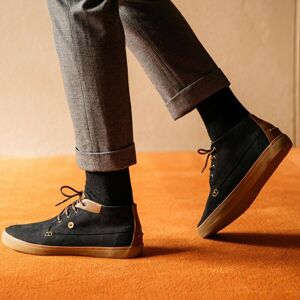 Faguo BASKETS WATTLE LEATHER bleu marine en cuir 40 male - Publicité Faguo BASKETS WATTLE LEATHER bleu marine en cuir 40 male - Publicité