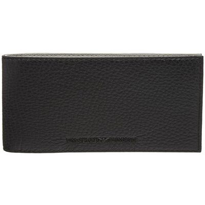 Emporio Armani Maroquinerie Coffret cadeau Portefeuille & Porte-Cle noir en cuir male - Publicité Emporio Armani Maroquinerie Coffret cadeau Portefeuille & Porte-Cle noir en cuir male - Publicité