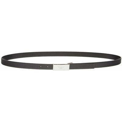 Emporio Armani Maroquinerie Ceinture Placca noir en cuir male - Publicité Emporio Armani Maroquinerie Ceinture Placca noir en cuir male - Publicité