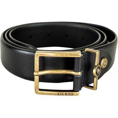 Ceinture ajustable noire - Guess Maroquinerie en cuir XL male - Publicité Ceinture ajustable noire - Guess Maroquinerie en cuir XL male - Publicité