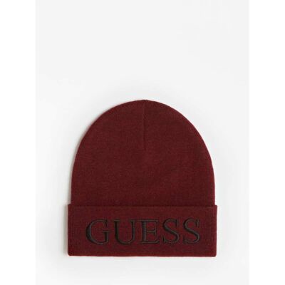 Guess Maroquinerie Bonnet GUESS Rouge M male - Publicité Guess Maroquinerie Bonnet GUESS Rouge M male - Publicité