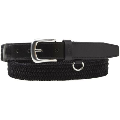 Levi's Accessoires Ceinture à sangle tressée en coton noire 80 cm male - Publicité Levi's Accessoires Ceinture à sangle tressée en coton noire 80 cm male - Publicité
