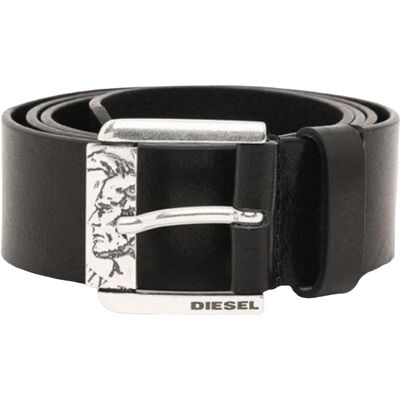 Diesel Maroquinerie Ceinture - B-MOCKLE Noir en cuir 75 cm male - Publicité Diesel Maroquinerie Ceinture - B-MOCKLE Noir en cuir 75 cm male - Publicité