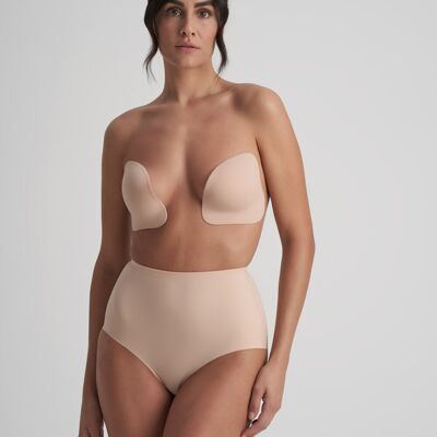 Paire de bonnets push-up adhésifs réutilisables Beige Pull-ups & Lifts Bye Bra A unisex - Publicité Paire de bonnets push-up adhésifs réutilisables Beige Pull-ups & Lifts Bye Bra A unisex - Publicité