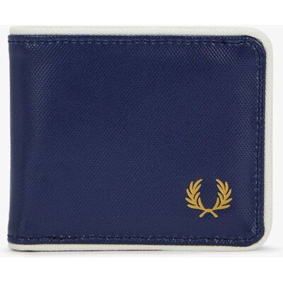 Fred Perry Portefeuille classique bleu et écru male - Publicité Fred Perry Portefeuille classique bleu et écru male - Publicité