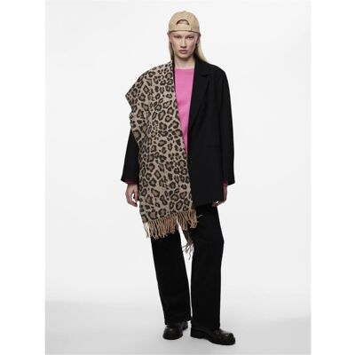 Pieces Écharpe oversize marron Kara Taille unique unisex - Publicité Pieces Écharpe oversize marron Kara Taille unique unisex - Publicité